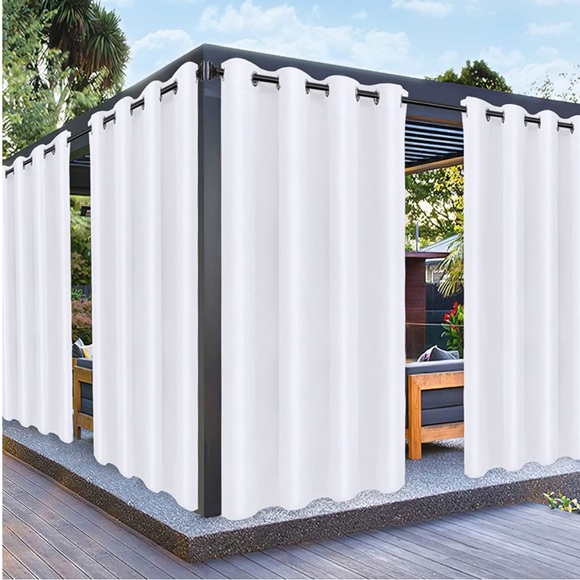 Other - NEW. Single panel. Indoor/ outdoor white curtain.